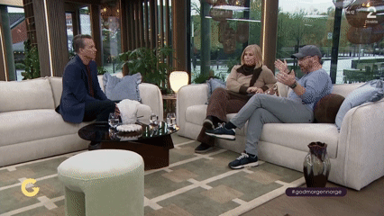 Kim André Aasgaard og Ann Christin på God Morgen Norge